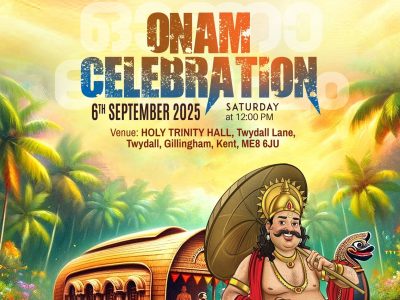 Kent Hindu Samajam Onam 2025 Celebration 06 September 2025